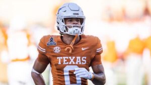 Receiving — DeAndre Moore Jr.: multiple TD catches (per official report) 

 DeAndre Moore Jr shines in Texas vs Arkansas game.