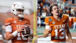 Receiving — Parker Livingstone: 2 catches, 104 yards, 1 TD.
Parker Livingstone shines in Texas vs Arkansas 