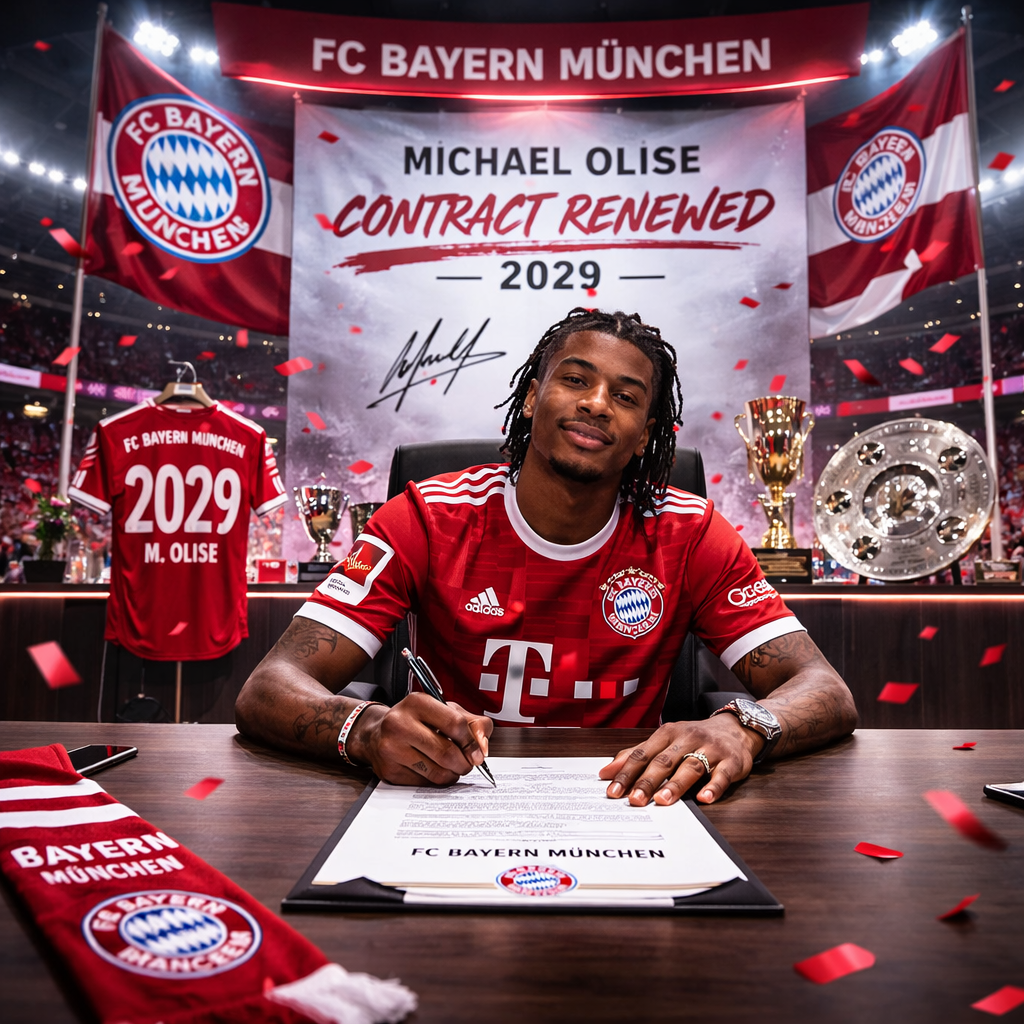 Michael Olise verlängert Vertrag beim FC Bayern – Ein starkes Zeichen für die Zukunft
