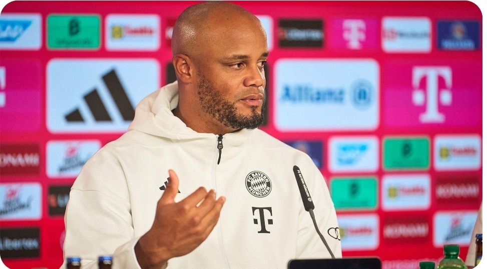 Vincent Kompany ist sich zu 100 % sicher, dass der FC Bayern München Atalanta BC in der UEFA Champions League eliminieren wird.