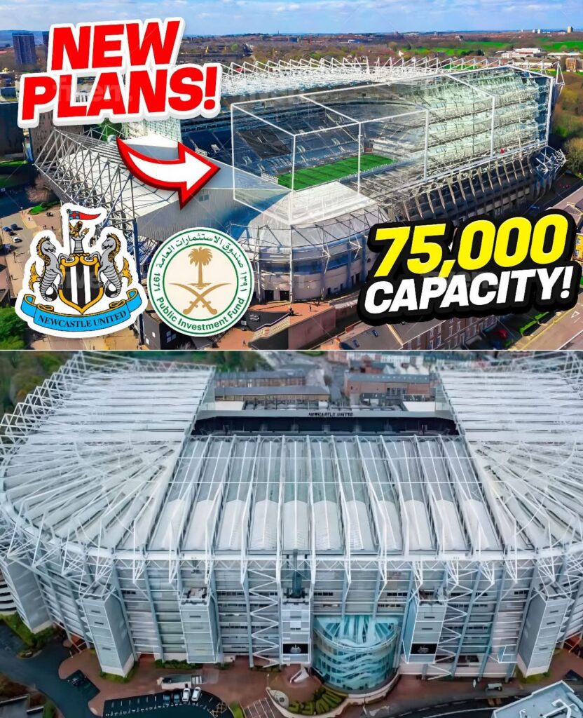 🚨 NEWCASTLE UNITED’S STUNNING 75,000-SEATER VISION REVEALED! 🏟️🔥