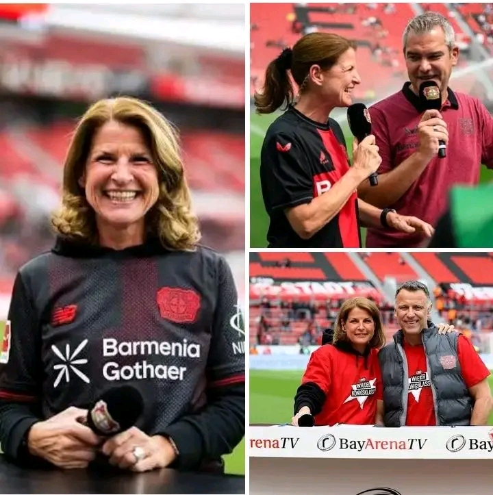 🗣️🚨 Große Emotionen in Bayer 04 Leverkusen: Petra „Pitti“ Dahl wird als beste Kommentatorin Deutschlands ausgezeichnet – eine Ehrung, die im Fußball für Begeisterung sorgt! 🎙️🏆 Viele sehen in ihr längst eine der prägendsten Stimmen des Spiels, doch nun erhält sie endlich die offizielle Anerkennung. Ist sie vielleicht die lange unterschätzte Heldin hinter den größten Fußballmomenten? 🔥👏