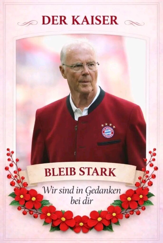 🔴⚪ Ganz München vereint: Überwältigende Unterstützung für Franz Beckenbauer bewegt die Bayern-Familie! Kerzen, Gebete und starke Botschaften zeigen den tiefen Respekt für den „Kaiser“, der den FC Bayern Munich geprägt hat. Eine Stadt steht geschlossen hinter ihrer Legende.