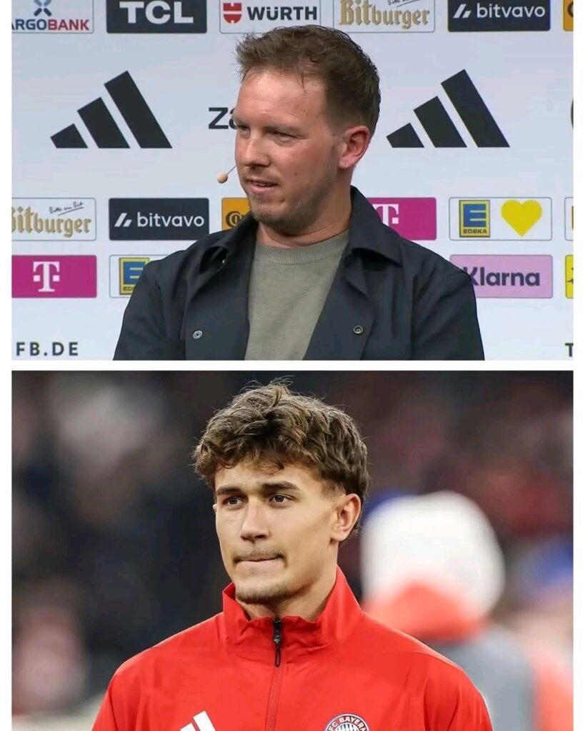 „Nagelsmann über die Nicht-Nominierung von Tom Bischof: ‚Er hat absolut das Niveau für eine WM, aber ihm fehlt noch die Erfahrung in großen Entscheidungsspielen und die Konkurrenz ist enorm…