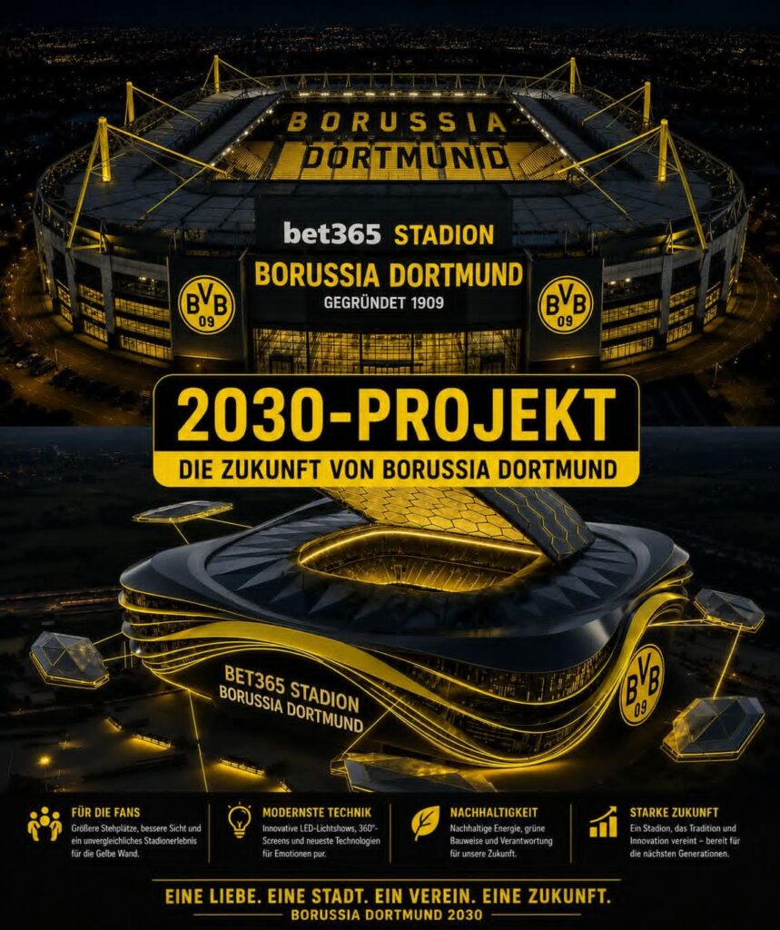 🟡⚫ Borussia Dortmunds 680-Millionen-Dollar-Revolution: Meisterwerk 🏟️ oder Mega-Risiko 💰 für das bet365 Stadion? 🔥