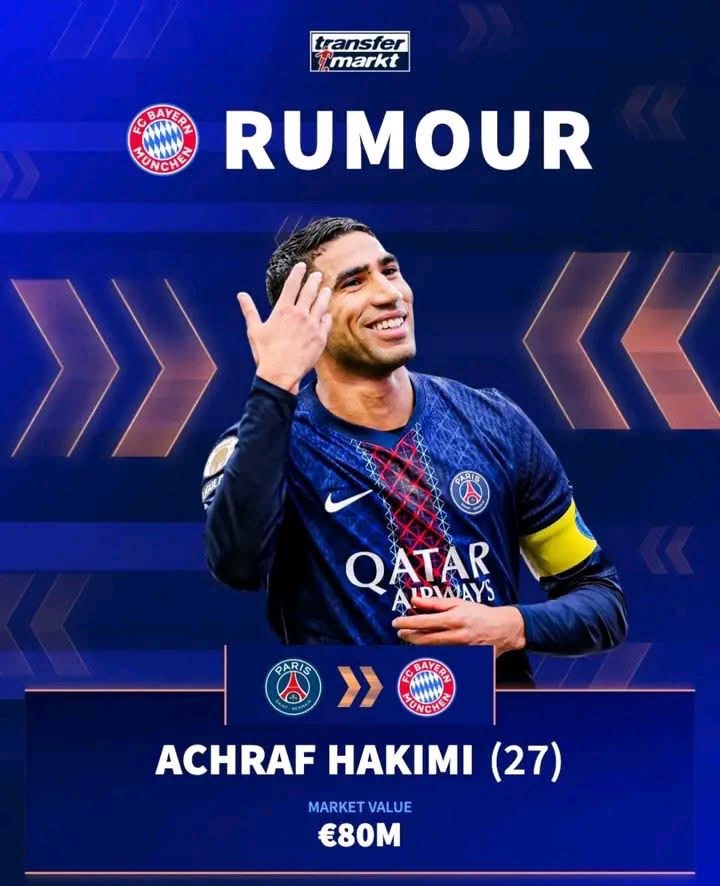 Hakimi sieht seine Zukunft beim FC Bayern. Mehr lesen ⬇️