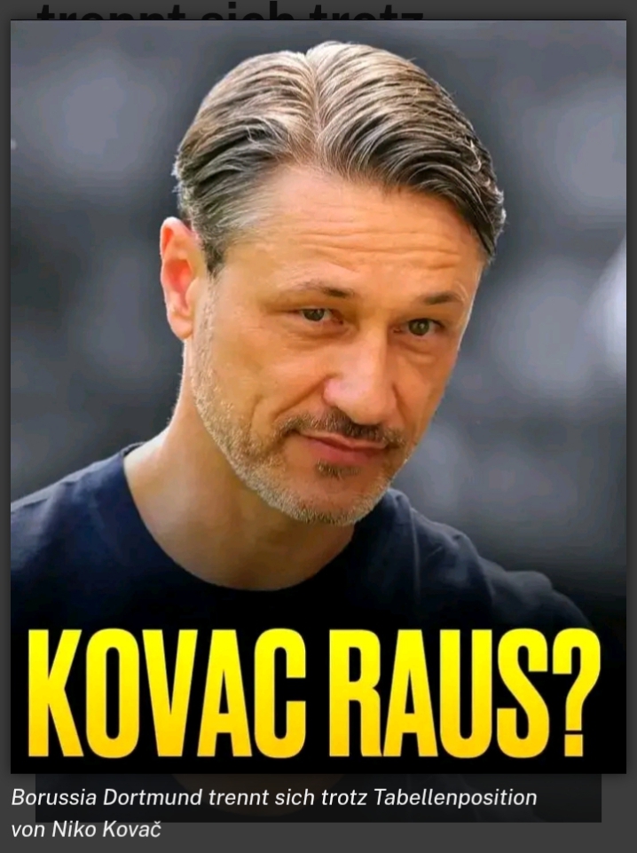SCHOCK IN DORTMUND: Steht Niko Kovač bereits unter Druck?