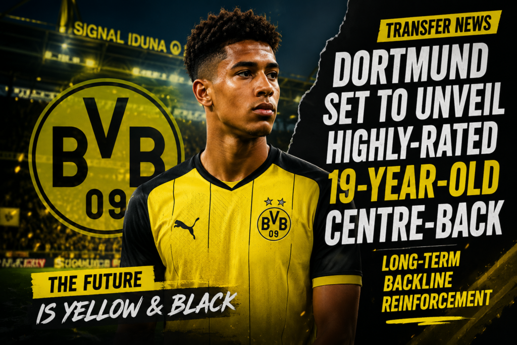 Borussia Dortmund steht kurz davor, hochveranlagten 19-jährigen Innenverteidiger als langfristige Verstärkung für die Defensive vorzustellen